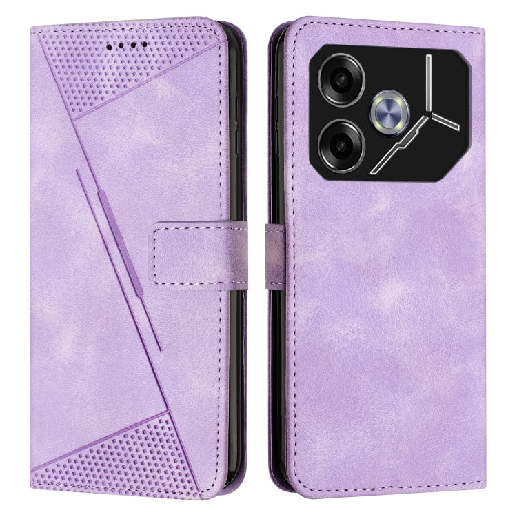 Dream Triangle Leather Phone Case with Lanyard, For Tecno Spark 40C, For Tecno Spark 40 Pro+ 4G, For Tecno Spark 40 Pro 4G, For Tecno Spark 40 4G, For Tecno Pova 7 4G, For Tecno Camon 40 Pro 4G, For Tecno Camon 40 Premier, For Tecno Camon 40 4G��������...