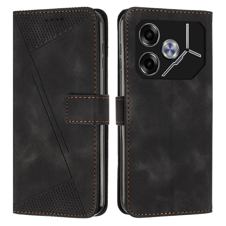 Dream Triangle Leather Phone Case with Lanyard, For Tecno Spark 40C, For Tecno Spark 40 Pro+ 4G, For Tecno Spark 40 Pro 4G, For Tecno Spark 40 4G, For Tecno Pova 7 4G, For Tecno Camon 40 Pro 4G, For Tecno Camon 40 Premier, For Tecno Camon 40 4G��������...