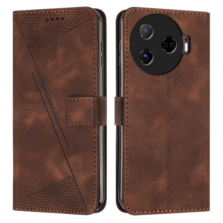 Dream Triangle Leather Phone Case with Lanyard, For Tecno Camon 30 Pro 5G, For Tecno Camon 30 4G / 5G, For Tecno Pova 6 Pro, For Tecno Pova Neo 3, For Tecno Pova 5, For Tecno Camon 20 Premier, For Tecno Camon 20 Pro 5G, For Tecno Camon 20 / 20 Pro 4G��...