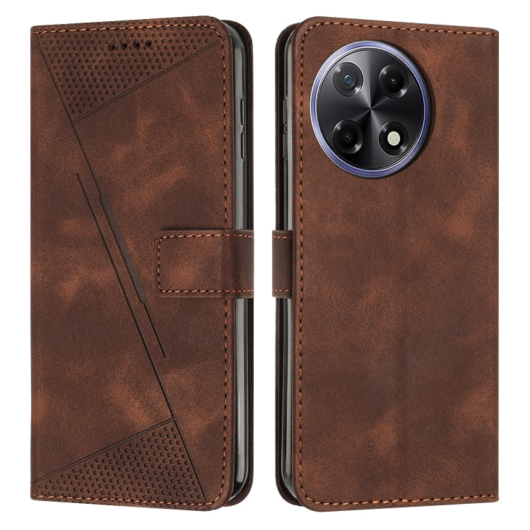 Dream Triangle Leather Phone Case with Lanyard, For Tecno Spark 40C, For Tecno Spark 40 Pro+ 4G, For Tecno Spark 40 Pro 4G, For Tecno Spark 40 4G, For Tecno Pova 7 4G, For Tecno Camon 40 Pro 4G, For Tecno Camon 40 Premier, For Tecno Camon 40 4G��������...