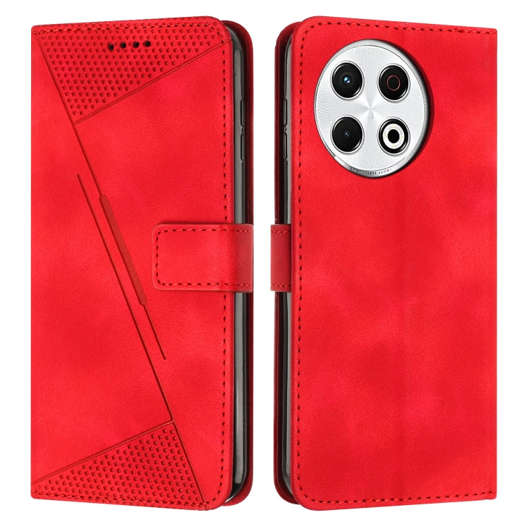 Dream Triangle Leather Phone Case with Lanyard, For Tecno Spark 40C, For Tecno Spark 40 Pro+ 4G, For Tecno Spark 40 Pro 4G, For Tecno Spark 40 4G, For Tecno Pova 7 4G, For Tecno Camon 40 Pro 4G, For Tecno Camon 40 Premier, For Tecno Camon 40 4G��������...