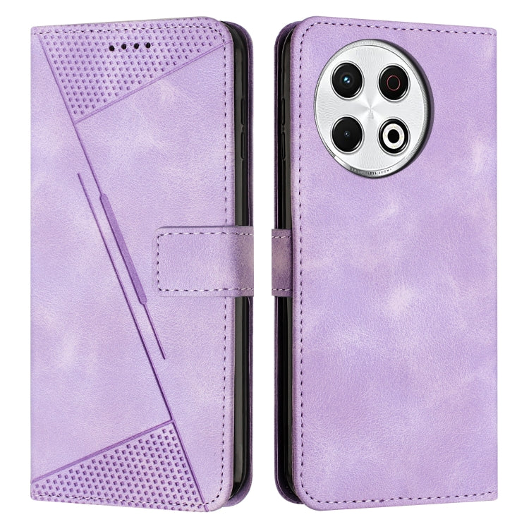 Dream Triangle Leather Phone Case with Lanyard, For Tecno Spark 40C, For Tecno Spark 40 Pro+ 4G, For Tecno Spark 40 Pro 4G, For Tecno Spark 40 4G, For Tecno Pova 7 4G, For Tecno Camon 40 Pro 4G, For Tecno Camon 40 Premier, For Tecno Camon 40 4G��������...