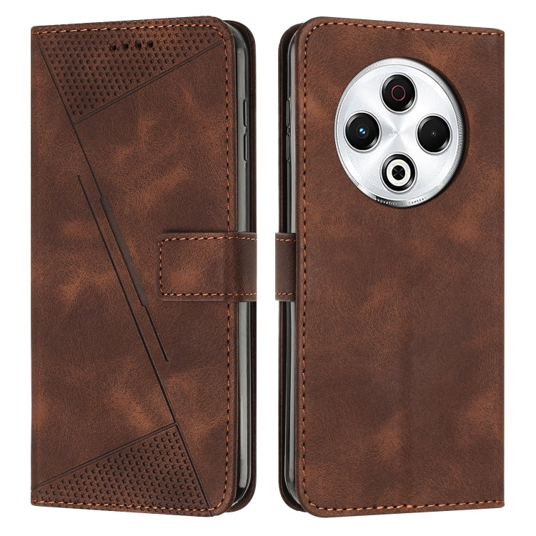 Dream Triangle Leather Phone Case with Lanyard, For Tecno Spark 40C, For Tecno Spark 40 Pro+ 4G, For Tecno Spark 40 Pro 4G, For Tecno Spark 40 4G, For Tecno Pova 7 4G, For Tecno Camon 40 Pro 4G, For Tecno Camon 40 Premier, For Tecno Camon 40 4G��������...