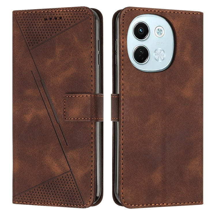 Dream Triangle Leather Phone Case with Lanyard, For Tecno Spark 40C, For Tecno Spark 40 Pro+ 4G, For Tecno Spark 40 Pro 4G, For Tecno Spark 40 4G, For Tecno Pova 7 4G, For Tecno Camon 40 Pro 4G, For Tecno Camon 40 Premier, For Tecno Camon 40 4G��������...