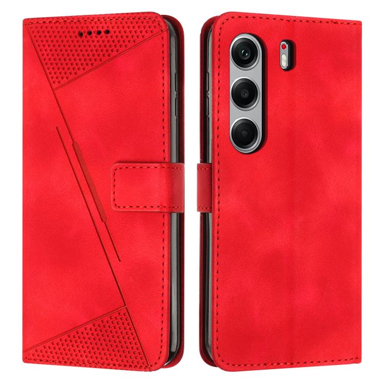 Dream Triangle Leather Phone Case with Lanyard, For Tecno Spark 40C, For Tecno Spark 40 Pro+ 4G, For Tecno Spark 40 Pro 4G, For Tecno Spark 40 4G, For Tecno Pova 7 4G, For Tecno Camon 40 Pro 4G, For Tecno Camon 40 Premier, For Tecno Camon 40 4G��������...
