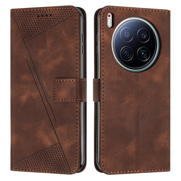 Dream Triangle Leather Phone Case with Lanyard, For Tecno Spark 40C, For Tecno Spark 40 Pro+ 4G, For Tecno Spark 40 Pro 4G, For Tecno Spark 40 4G, For Tecno Pova 7 4G, For Tecno Camon 40 Pro 4G, For Tecno Camon 40 Premier, For Tecno Camon 40 4G��������...