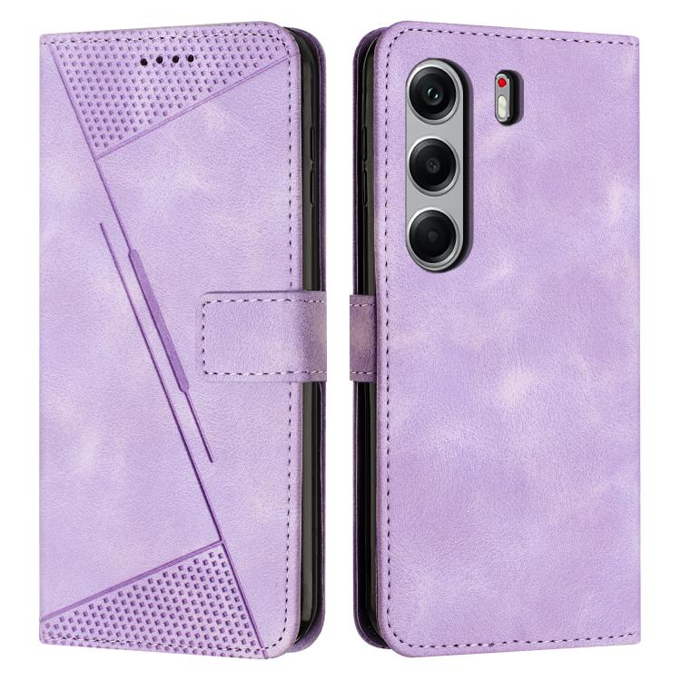 Dream Triangle Leather Phone Case with Lanyard, For Tecno Spark 40C, For Tecno Spark 40 Pro+ 4G, For Tecno Spark 40 Pro 4G, For Tecno Spark 40 4G, For Tecno Pova 7 4G, For Tecno Camon 40 Pro 4G, For Tecno Camon 40 Premier, For Tecno Camon 40 4G��������...