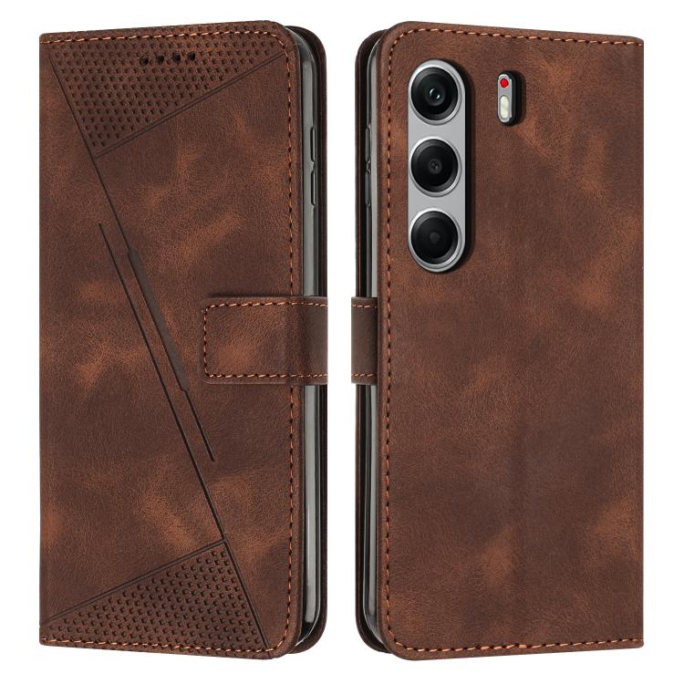 Dream Triangle Leather Phone Case with Lanyard, For Tecno Spark 40C, For Tecno Spark 40 Pro+ 4G, For Tecno Spark 40 Pro 4G, For Tecno Spark 40 4G, For Tecno Pova 7 4G, For Tecno Camon 40 Pro 4G, For Tecno Camon 40 Premier, For Tecno Camon 40 4G��������...