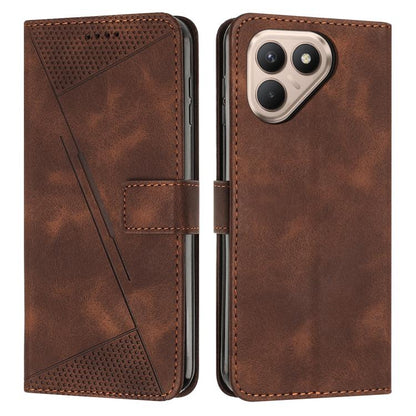 Dream Triangle Leather Phone Case with Lanyard, For Tecno Spark 40C, For Tecno Spark 40 Pro+ 4G, For Tecno Spark 40 Pro 4G, For Tecno Spark 40 4G, For Tecno Pova 7 4G, For Tecno Camon 40 Pro 4G, For Tecno Camon 40 Premier, For Tecno Camon 40 4G��������...