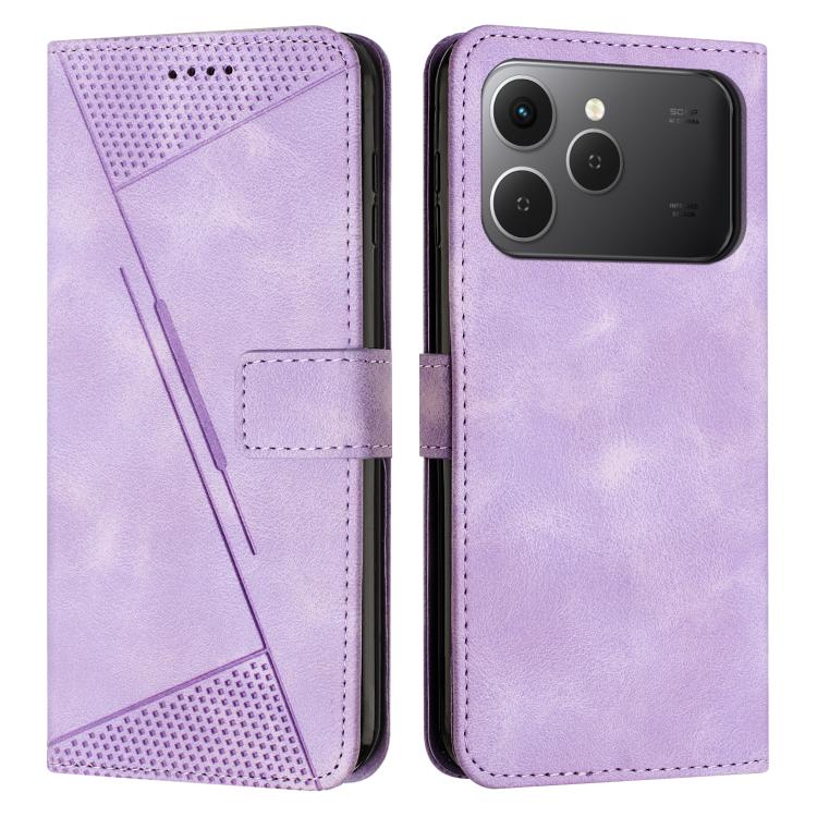 Dream Triangle Leather Phone Case with Lanyard, For Tecno Spark 40C, For Tecno Spark 40 Pro+ 4G, For Tecno Spark 40 Pro 4G, For Tecno Spark 40 4G, For Tecno Pova 7 4G, For Tecno Camon 40 Pro 4G, For Tecno Camon 40 Premier, For Tecno Camon 40 4G��������...