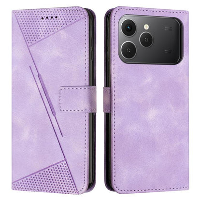 Dream Triangle Leather Phone Case with Lanyard, For Tecno Spark 40C, For Tecno Spark 40 Pro+ 4G, For Tecno Spark 40 Pro 4G, For Tecno Spark 40 4G, For Tecno Pova 7 4G, For Tecno Camon 40 Pro 4G, For Tecno Camon 40 Premier, For Tecno Camon 40 4G��������...