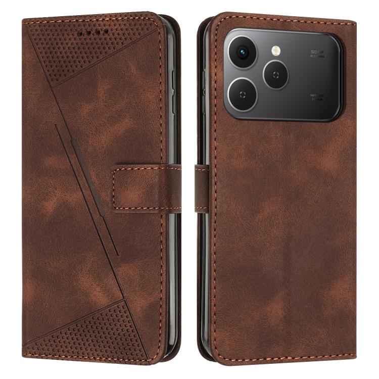 Dream Triangle Leather Phone Case with Lanyard, For Tecno Spark 40C, For Tecno Spark 40 Pro+ 4G, For Tecno Spark 40 Pro 4G, For Tecno Spark 40 4G, For Tecno Pova 7 4G, For Tecno Camon 40 Pro 4G, For Tecno Camon 40 Premier, For Tecno Camon 40 4G��������...