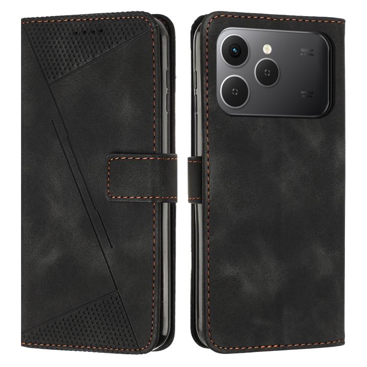 Dream Triangle Leather Phone Case with Lanyard, For Tecno Spark 40C, For Tecno Spark 40 Pro+ 4G, For Tecno Spark 40 Pro 4G, For Tecno Spark 40 4G, For Tecno Pova 7 4G, For Tecno Camon 40 Pro 4G, For Tecno Camon 40 Premier, For Tecno Camon 40 4G��������...