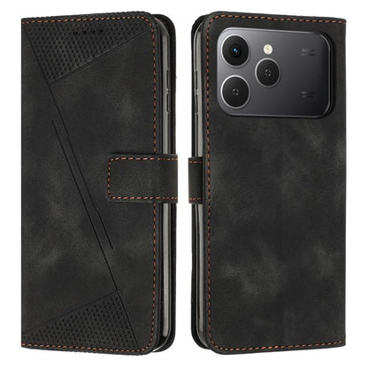 Dream Triangle Leather Phone Case with Lanyard, For Tecno Spark 40C, For Tecno Spark 40 Pro+ 4G, For Tecno Spark 40 Pro 4G, For Tecno Spark 40 4G, For Tecno Pova 7 4G, For Tecno Camon 40 Pro 4G, For Tecno Camon 40 Premier, For Tecno Camon 40 4G��������...