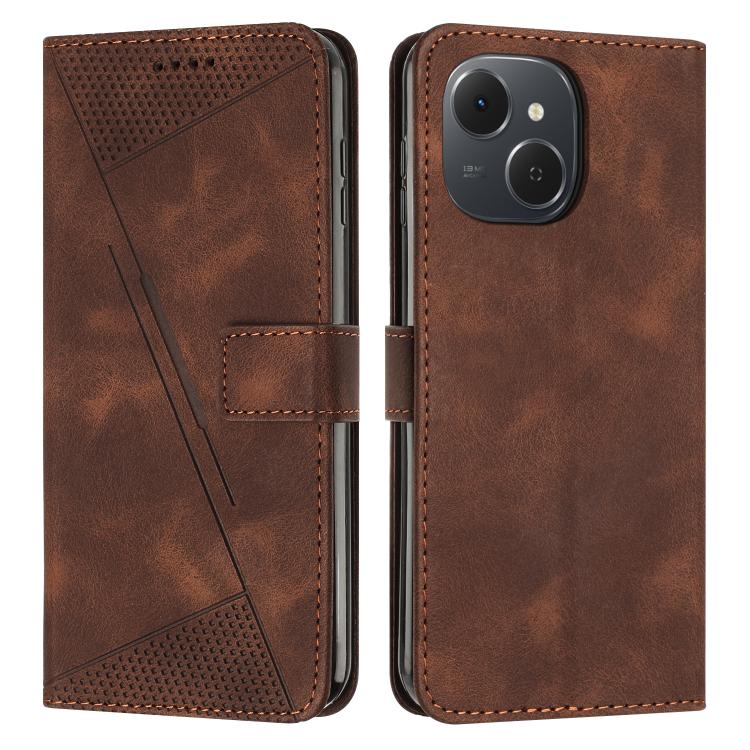 Dream Triangle Leather Phone Case with Lanyard, For Tecno Spark 40C, For Tecno Spark 40 Pro+ 4G, For Tecno Spark 40 Pro 4G, For Tecno Spark 40 4G, For Tecno Pova 7 4G, For Tecno Camon 40 Pro 4G, For Tecno Camon 40 Premier, For Tecno Camon 40 4G��������...