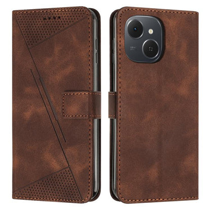 Dream Triangle Leather Phone Case with Lanyard, For Tecno Spark 40C, For Tecno Spark 40 Pro+ 4G, For Tecno Spark 40 Pro 4G, For Tecno Spark 40 4G, For Tecno Pova 7 4G, For Tecno Camon 40 Pro 4G, For Tecno Camon 40 Premier, For Tecno Camon 40 4G��������...