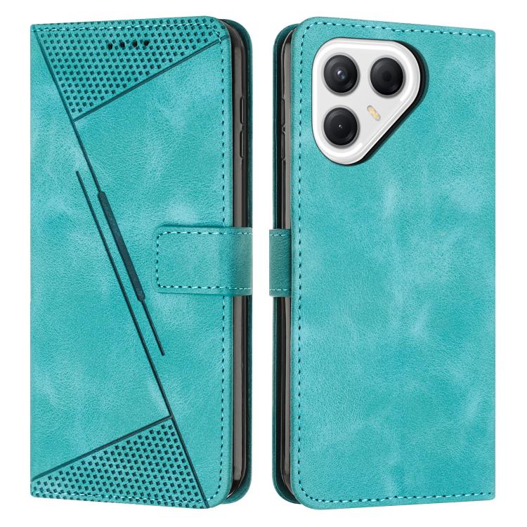 Dream Triangle Leather Phone Case with Lanyard