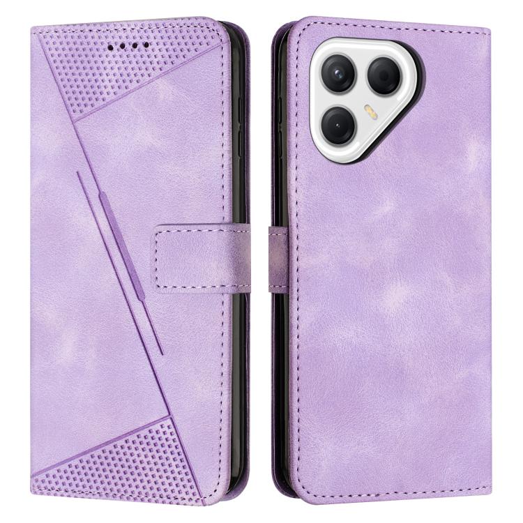 Dream Triangle Leather Phone Case with Lanyard