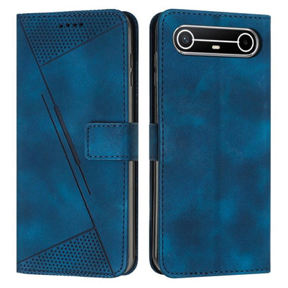 Dream Triangle Leather Phone Case with Lanyard