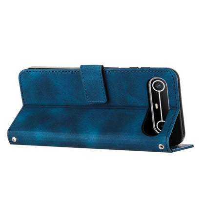 Dream Triangle Leather Phone Case with Lanyard