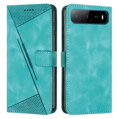 Dream Triangle Leather Phone Case with Lanyard