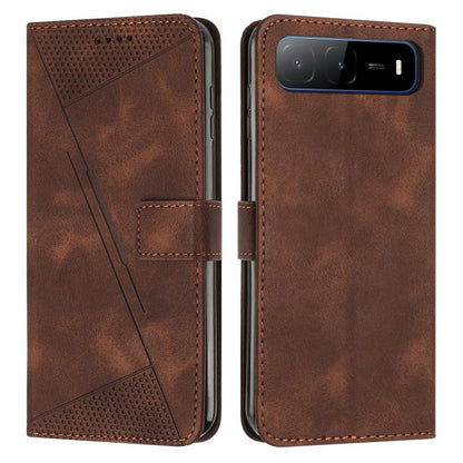 Dream Triangle Leather Phone Case with Lanyard