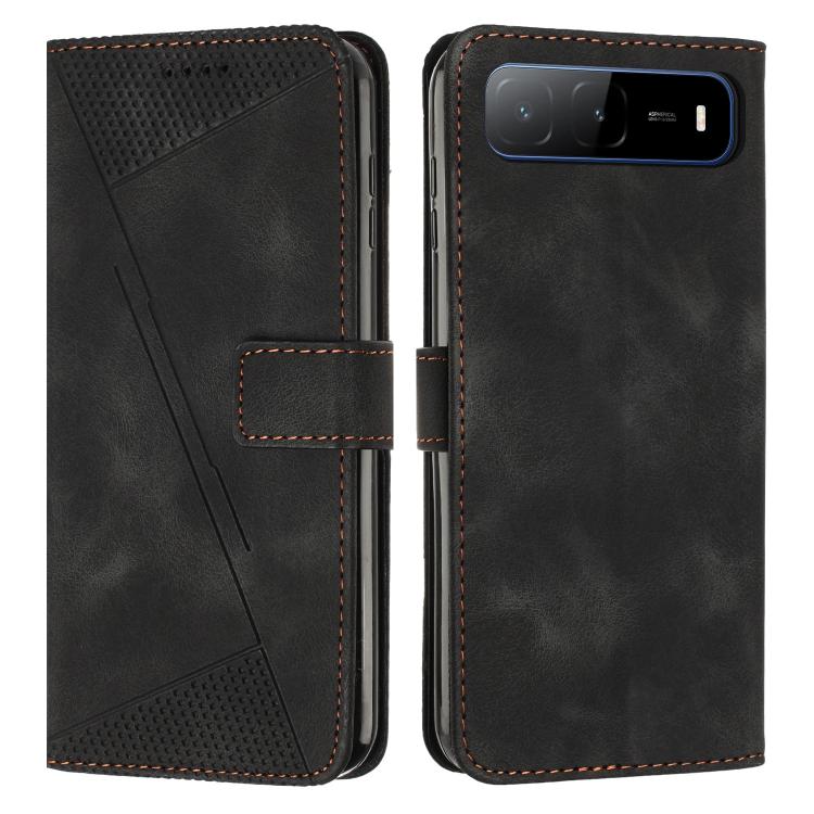 Dream Triangle Leather Phone Case with Lanyard