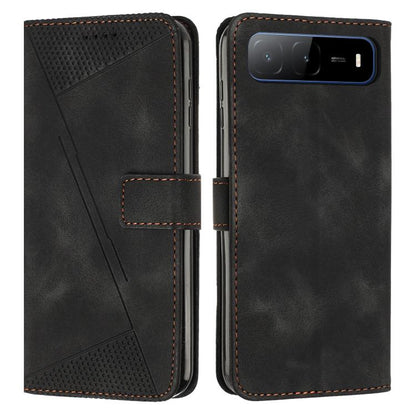 Dream Triangle Leather Phone Case with Lanyard