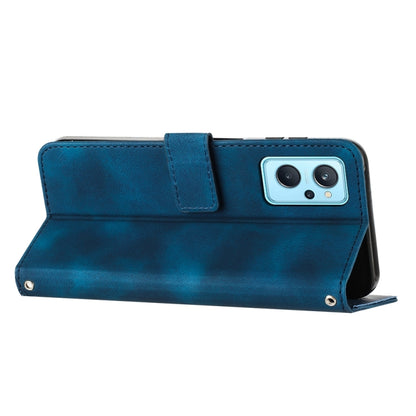 Dream Triangle Leather Phone Case with Lanyard, For Realme 9i