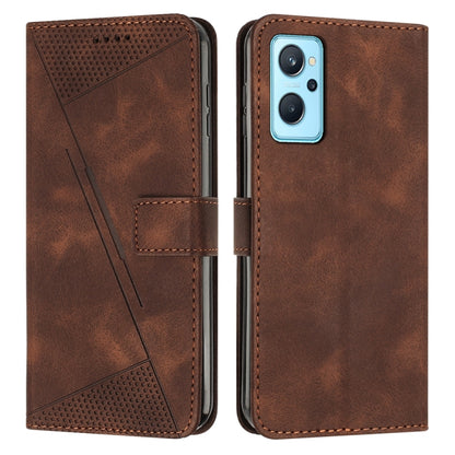 Dream Triangle Leather Phone Case with Lanyard, For Realme 9i