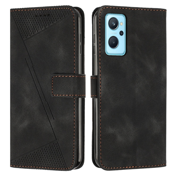Dream Triangle Leather Phone Case with Lanyard, For Realme 9i