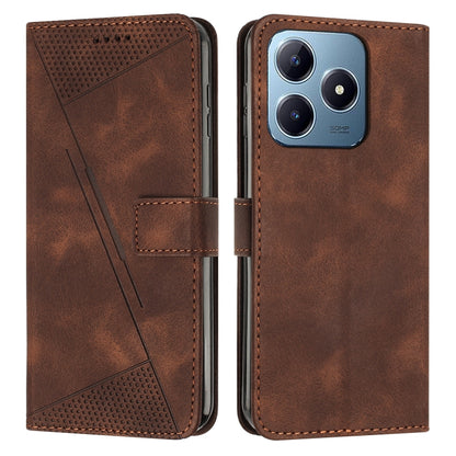 Dream Triangle Leather Phone Case with Lanyard, For Realme 16T 5G, For Realme P4 Power 5G, For Realme 16 5G, For Realme 16 Pro+ 5G, For Realme 16 Pro 5G, For Realme C85 5G / 15x 5G India, For Realme C85 Pro 4G, For Realme 15T 5G                        ...