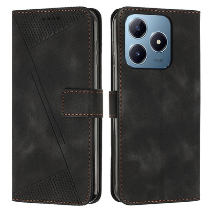 Dream Triangle Leather Phone Case with Lanyard, For Realme 16T 5G, For Realme P4 Power 5G, For Realme 16 5G, For Realme 16 Pro+ 5G, For Realme 16 Pro 5G, For Realme C85 5G / 15x 5G India, For Realme C85 Pro 4G, For Realme 15T 5G                        ...