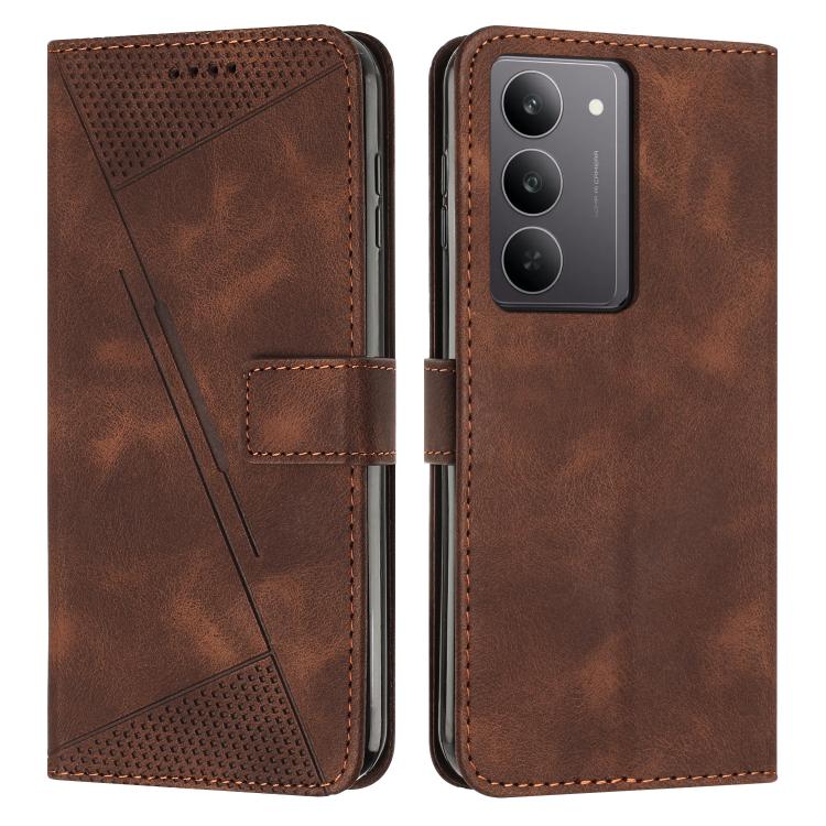 Dream Triangle Leather Phone Case with Lanyard, For Realme 16T 5G, For Realme P4 Power 5G, For Realme 16 5G, For Realme 16 Pro+ 5G, For Realme 16 Pro 5G, For Realme C85 5G / 15x 5G India, For Realme C85 Pro 4G, For Realme 15T 5G                        ...