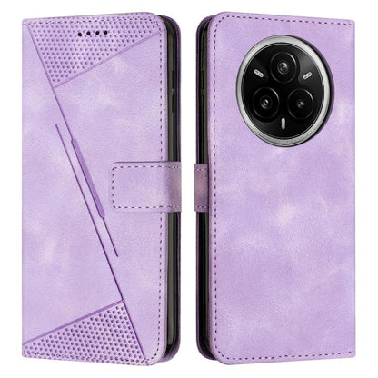 Dream Triangle Leather Phone Case with Lanyard, For Realme 16T 5G, For Realme P4 Power 5G, For Realme 16 5G, For Realme 16 Pro+ 5G, For Realme 16 Pro 5G, For Realme C85 5G / 15x 5G India, For Realme C85 Pro 4G, For Realme 15T 5G                        ...