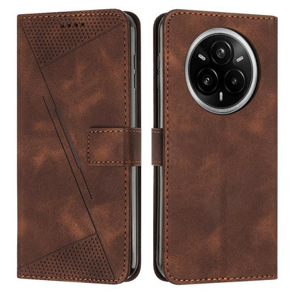 Dream Triangle Leather Phone Case with Lanyard, For Realme 16T 5G, For Realme P4 Power 5G, For Realme 16 5G, For Realme 16 Pro+ 5G, For Realme 16 Pro 5G, For Realme C85 5G / 15x 5G India, For Realme C85 Pro 4G, For Realme 15T 5G                        ...