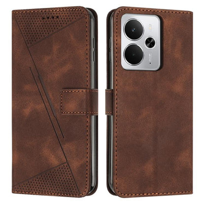 Dream Triangle Leather Phone Case with Lanyard, For Realme 16T 5G, For Realme P4 Power 5G, For Realme 16 5G, For Realme 16 Pro+ 5G, For Realme 16 Pro 5G, For Realme C85 5G / 15x 5G India, For Realme C85 Pro 4G, For Realme 15T 5G                        ...