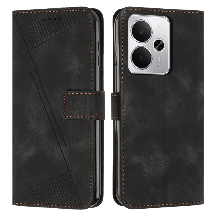 Dream Triangle Leather Phone Case with Lanyard, For Realme 16T 5G, For Realme P4 Power 5G, For Realme 16 5G, For Realme 16 Pro+ 5G, For Realme 16 Pro 5G, For Realme C85 5G / 15x 5G India, For Realme C85 Pro 4G, For Realme 15T 5G                        ...