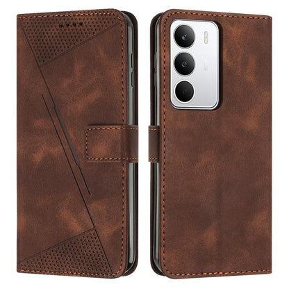 Dream Triangle Leather Phone Case with Lanyard, For Realme 16T 5G, For Realme P4 Power 5G, For Realme 16 5G, For Realme 16 Pro+ 5G, For Realme 16 Pro 5G, For Realme C85 5G / 15x 5G India, For Realme C85 Pro 4G, For Realme 15T 5G                        ...