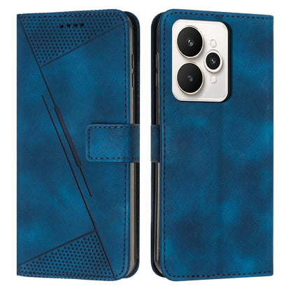 Dream Triangle Leather Phone Case with Lanyard, For Realme 16T 5G, For Realme P4 Power 5G, For Realme 16 5G, For Realme 16 Pro+ 5G, For Realme 16 Pro 5G, For Realme C85 5G / 15x 5G India, For Realme C85 Pro 4G, For Realme 15T 5G                        ...
