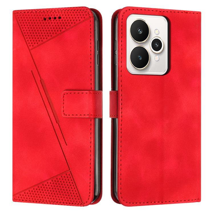 Dream Triangle Leather Phone Case with Lanyard, For Realme 16T 5G, For Realme P4 Power 5G, For Realme 16 5G, For Realme 16 Pro+ 5G, For Realme 16 Pro 5G, For Realme C85 5G / 15x 5G India, For Realme C85 Pro 4G, For Realme 15T 5G                        ...