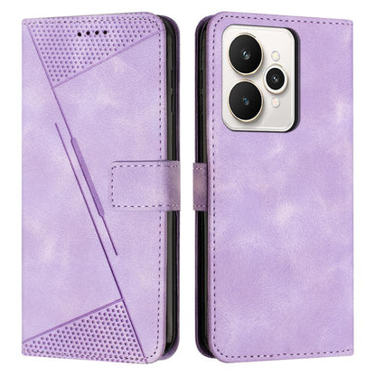 Dream Triangle Leather Phone Case with Lanyard, For Realme 16T 5G, For Realme P4 Power 5G, For Realme 16 5G, For Realme 16 Pro+ 5G, For Realme 16 Pro 5G, For Realme C85 5G / 15x 5G India, For Realme C85 Pro 4G, For Realme 15T 5G                        ...