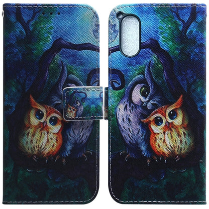 Coloured Drawing Flip Leather Phone Case
