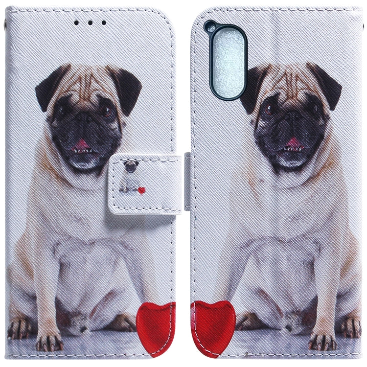 Coloured Drawing Flip Leather Phone Case