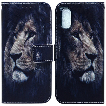 Coloured Drawing Flip Leather Phone Case