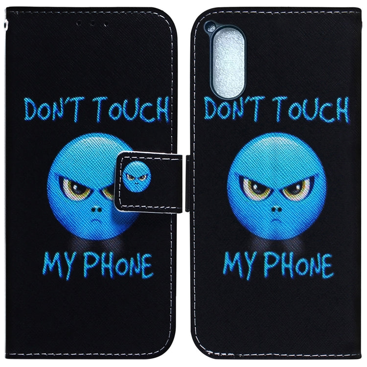 Coloured Drawing Flip Leather Phone Case