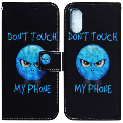 Coloured Drawing Flip Leather Phone Case
