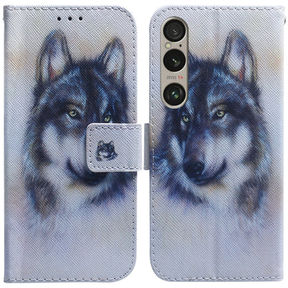 Coloured Drawing Flip Leather Phone Case