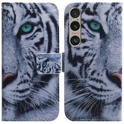 Coloured Drawing Flip Leather Phone Case