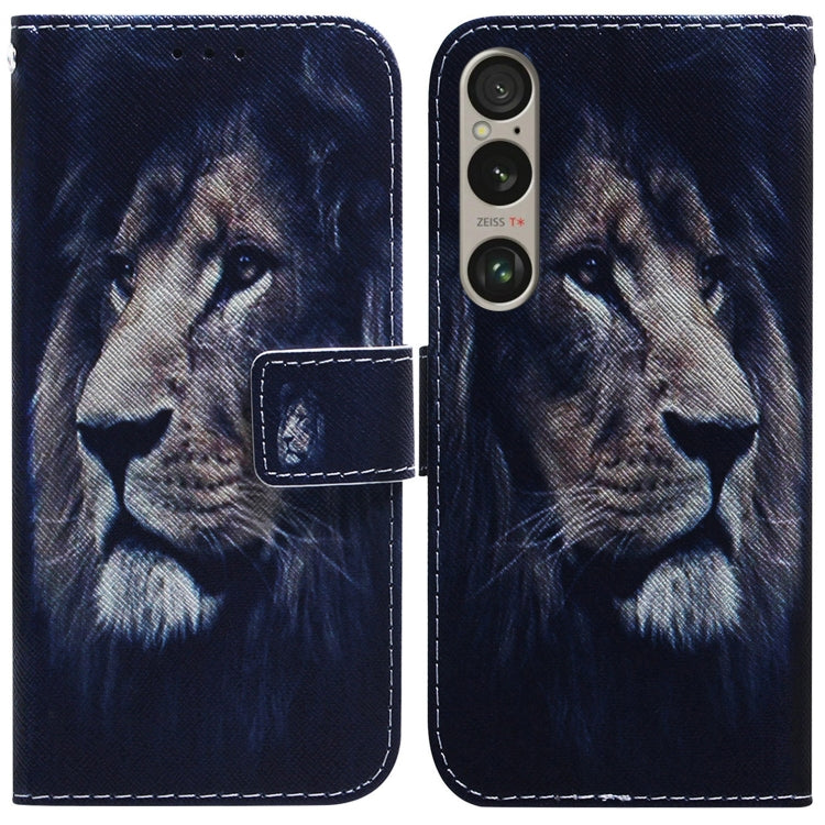Coloured Drawing Flip Leather Phone Case